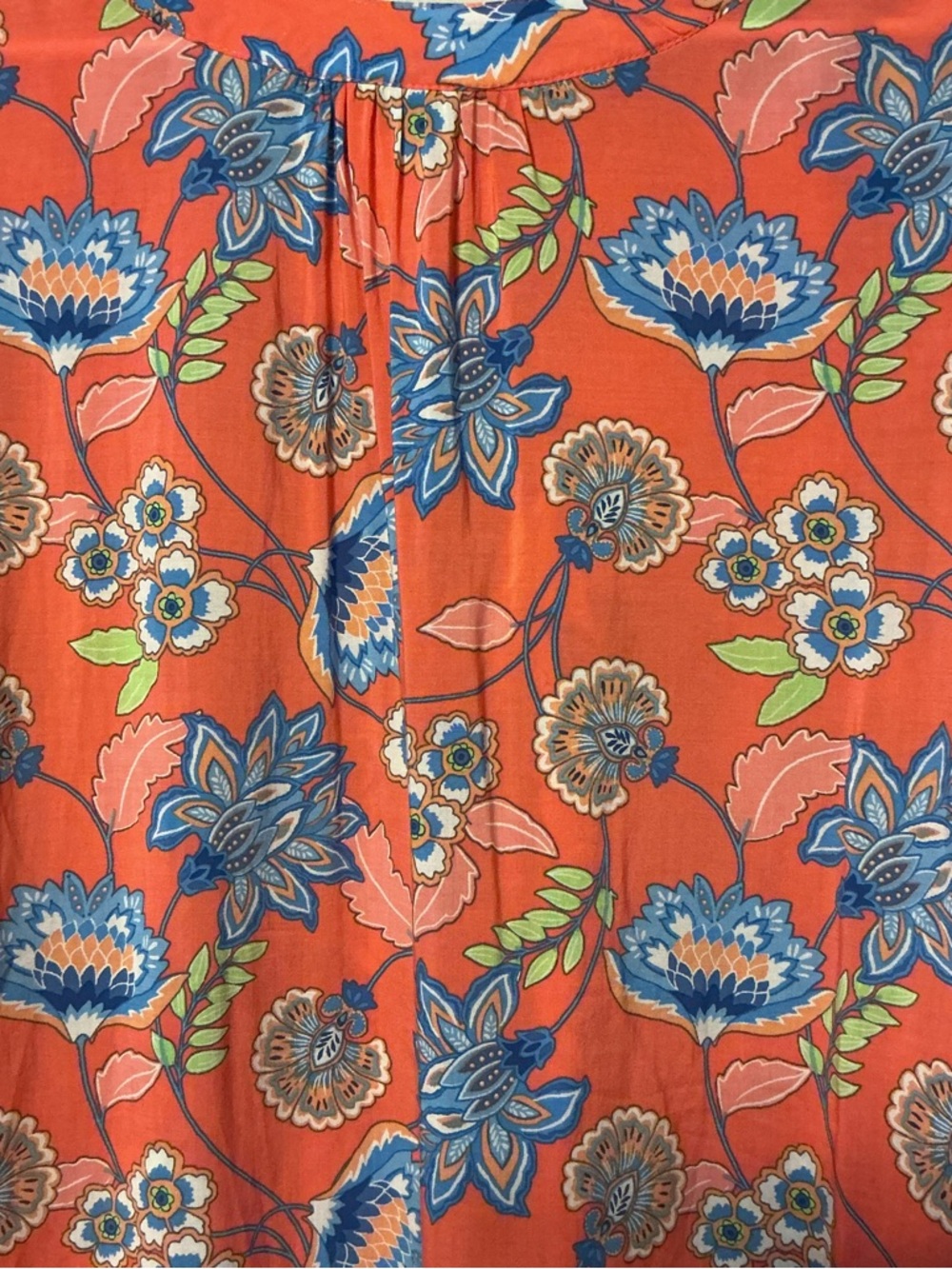 Ruby Rd. Coral Flower Top - Picture 6 of 7